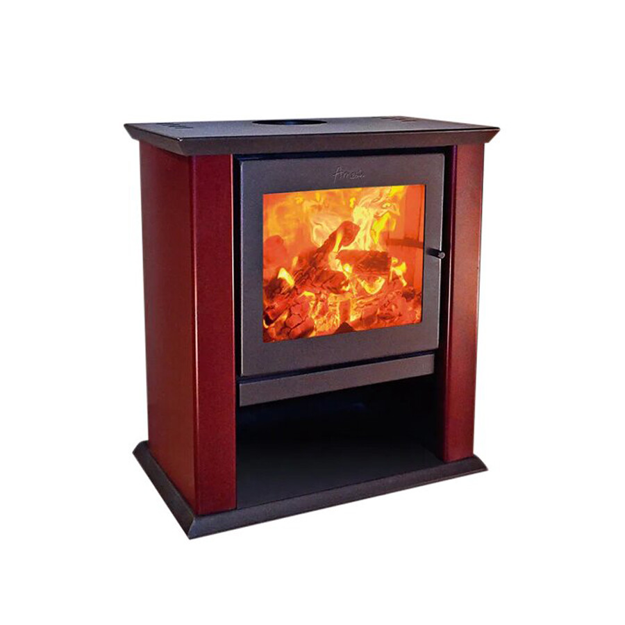 amesti estufa a pellet amesti italy 8100 rojo | Climatizacion.cl
